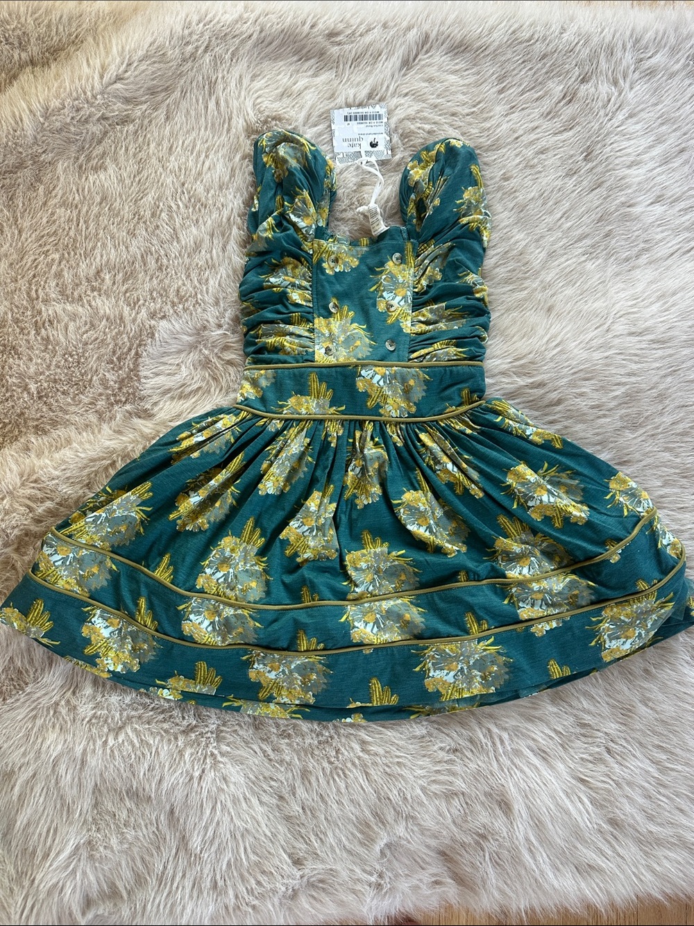 Kate Quinn wonderland dress cactus floral NWT